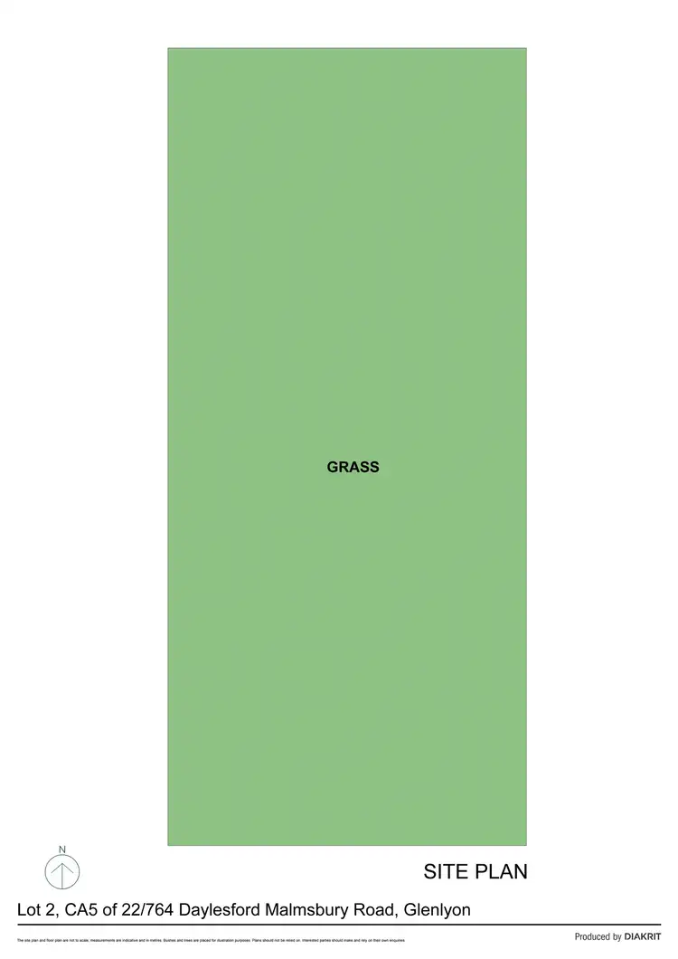 Floorplan of Homely land listing, 207 Gooches Lane, Glenlyon VIC 3461