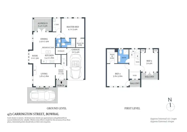 Floorplan of Homely townhouse listing, 4/3 Carrington Street, Bowral NSW 2576