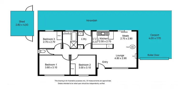 Floorplan of Homely house listing, 10 Barton Drive, Trott Park SA 5158