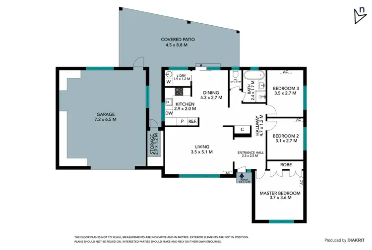 Floorplan of Homely house listing, 12 Madera Drive, Thomastown VIC 3074