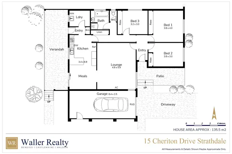 Floorplan of Homely house listing, 23 Cheriton Drive, Strathdale VIC 3550