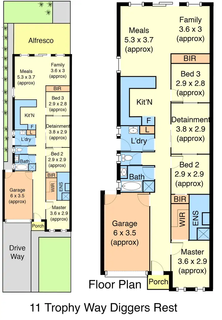 Floorplan of Homely house listing, 11 Trophy Way, Diggers Rest VIC 3427