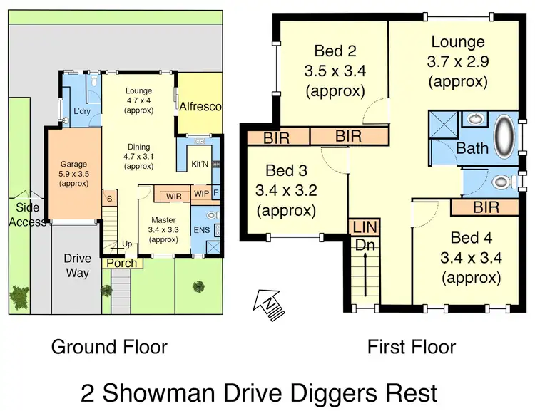Floorplan of Homely house listing, 2 Showman Drive, Diggers Rest VIC 3427