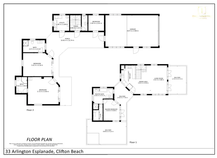 Floorplan of Homely house listing, 33 Arlington Esplanade, Clifton Beach QLD 4879