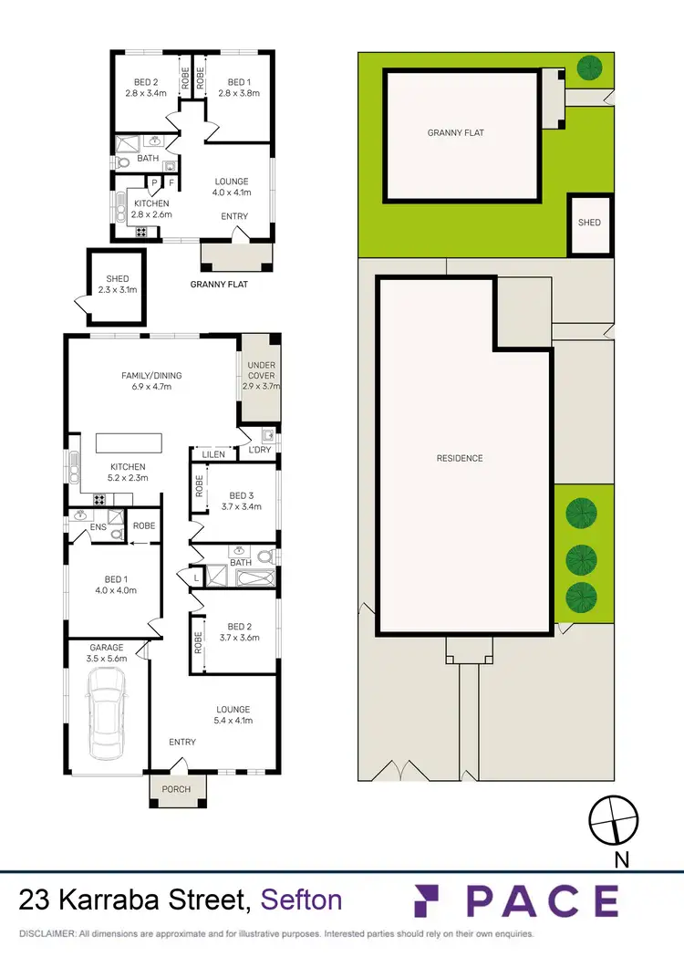Floorplan of Homely house listing, 23 Karraba Street, Sefton NSW 2162