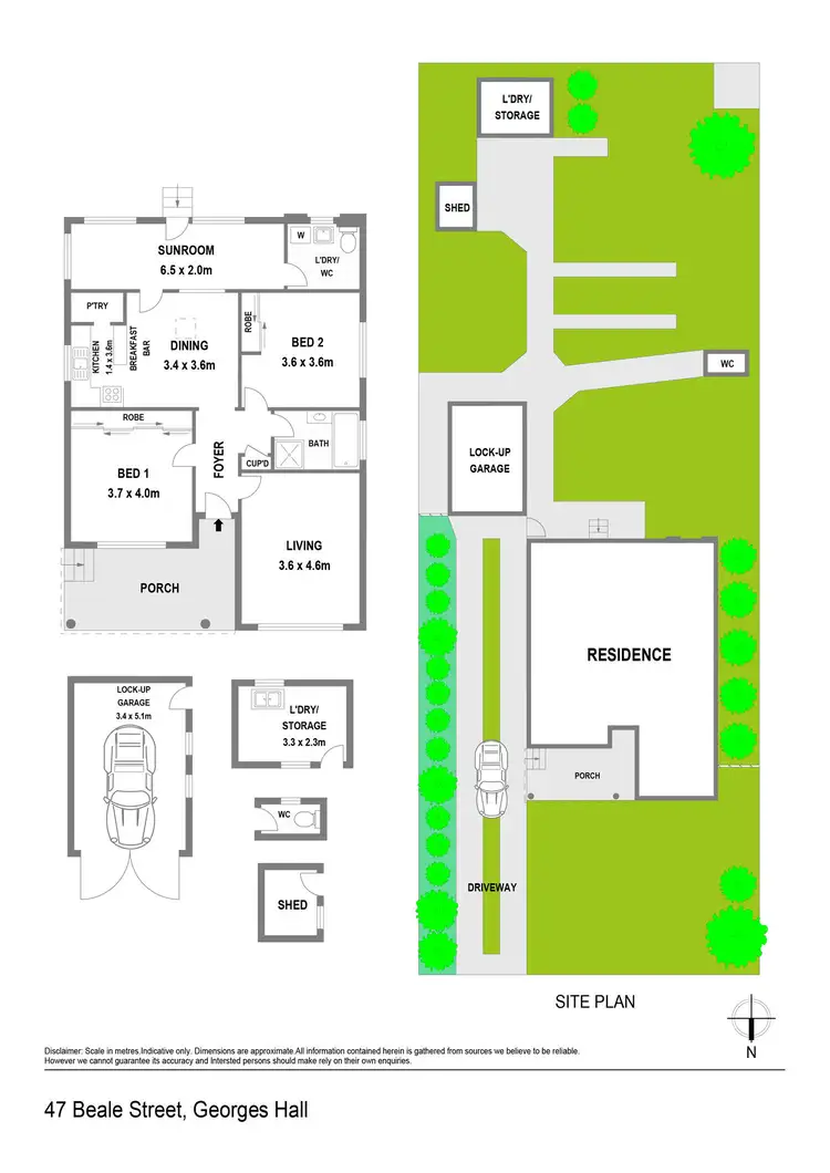 Floorplan of Homely house listing, 47 Beale Street, Georges Hall NSW 2198