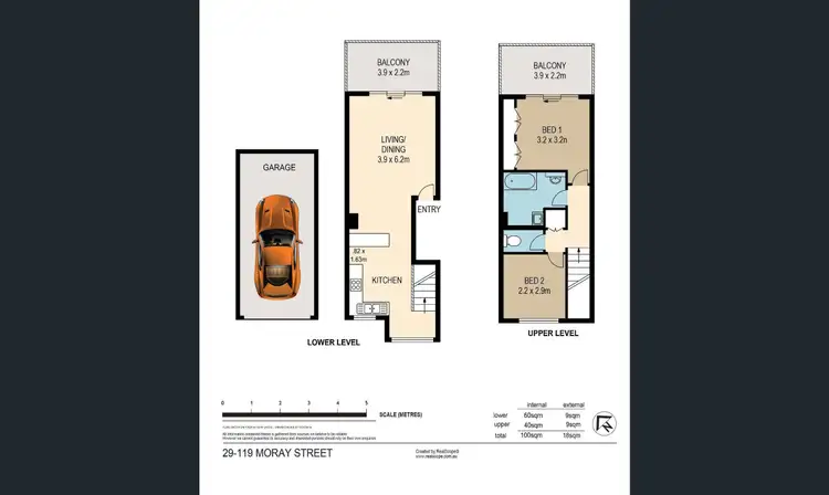 Floorplan of Homely apartment listing, 29/119 Moray Street, New Farm QLD 4005
