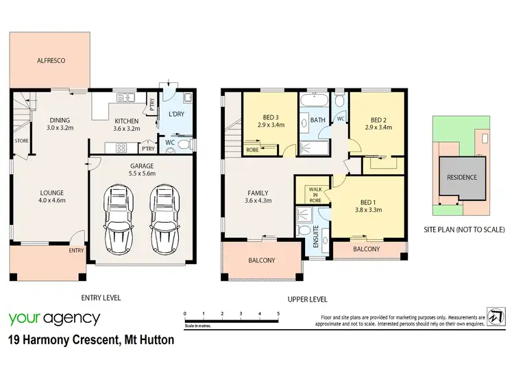 Floorplan of Homely house listing, 19 Harmony Crescent, Mount Hutton NSW 2290