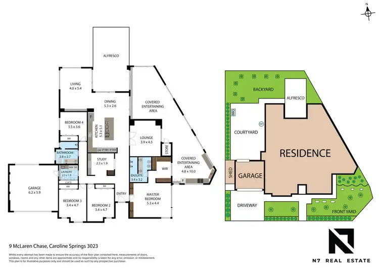 Floorplan of Homely house listing, 9 Mclaren Chase, Caroline Springs VIC 3023