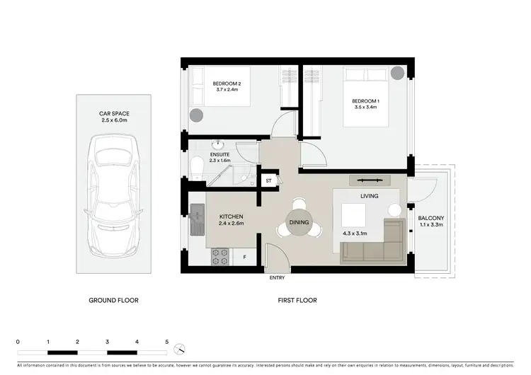 Floorplan of Homely apartment listing, 4/25 Gloucester Road, Hurstville NSW 2220