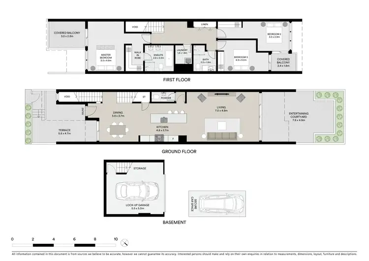 Floorplan of Homely townhouse listing, 25 Scotsman Street, Forest Lodge NSW 2037
