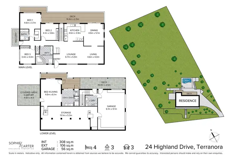 Floorplan of Homely house listing, 24 Highland Drive, Terranora NSW 2486