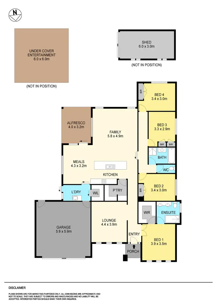 Floorplan of Homely house listing, 54 Majestic Way, Delacombe VIC 3356