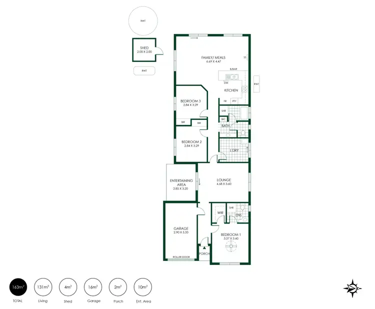 Floorplan of Homely house listing, 2/53A John Street, Woodside SA 5244