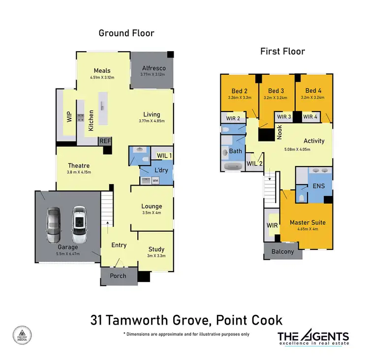 Floorplan of Homely house listing, 31 Tamworth Grove, Point Cook VIC 3030