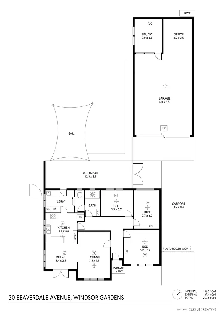 Floorplan of Homely house listing, 20 Beaverdale Avenue, Windsor Gardens SA 5087