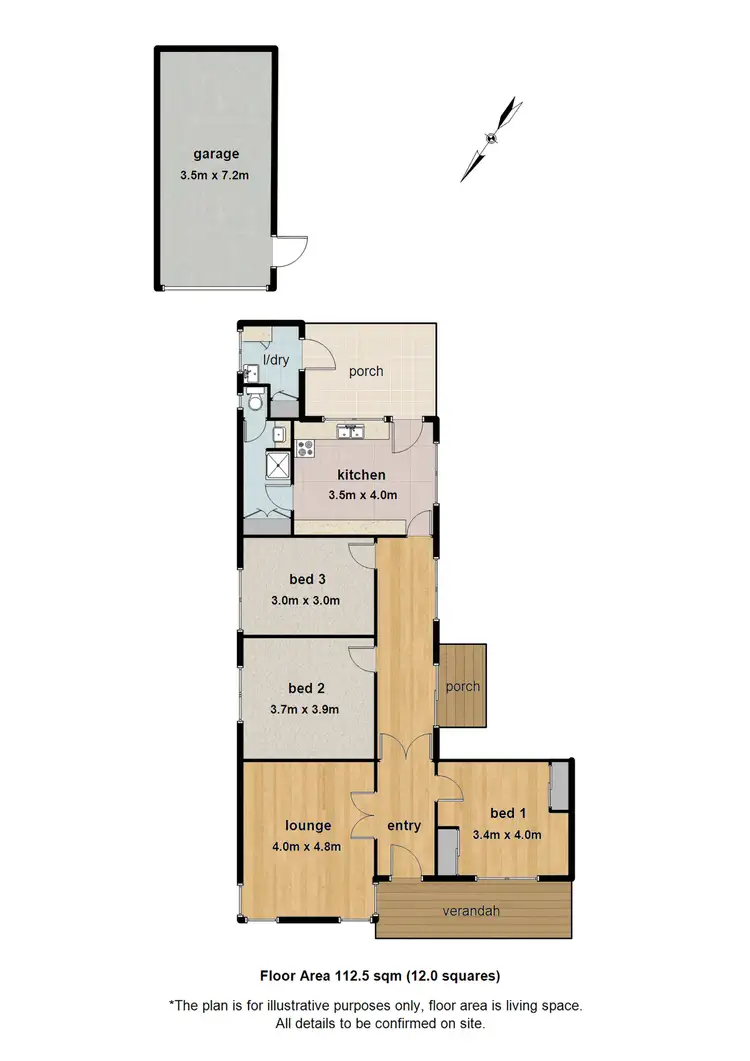 Floorplan of Homely house listing, 6 Rutter Avenue, Healesville VIC 3777