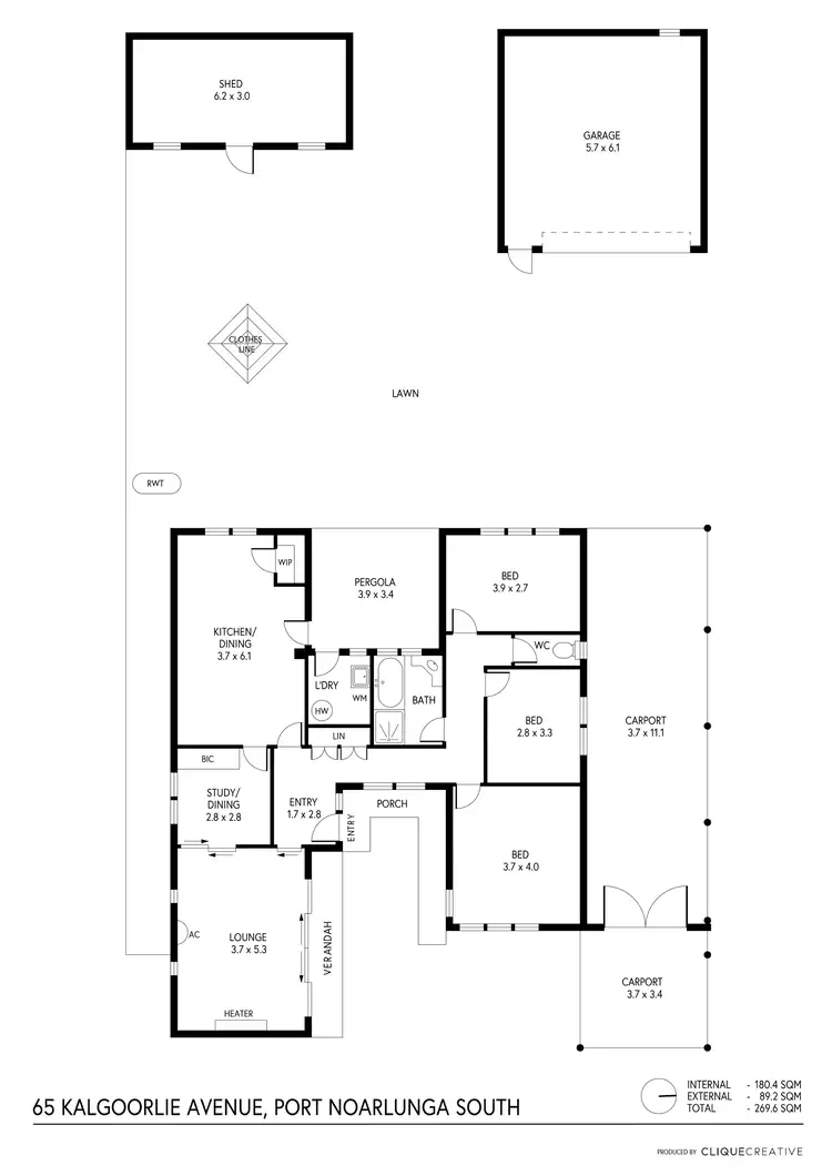 Floorplan of Homely house listing, 65 Kalgoorlie Avenue, Port Noarlunga South SA 5167