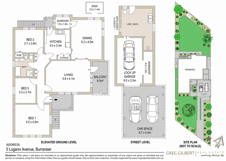 Floorplan of Homely house listing, 5 Lugano Avenue, Burraneer NSW 2230
