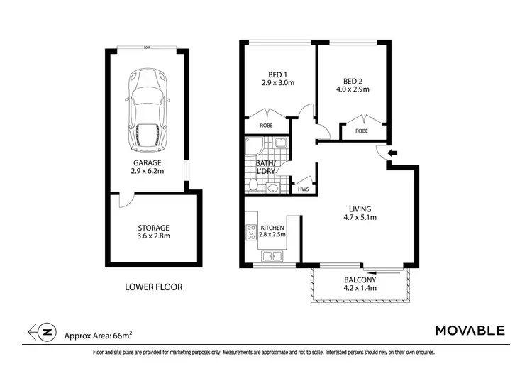 Floorplan of Homely apartment listing, 4/90-94 Victoria Street, Adamstown NSW 2289