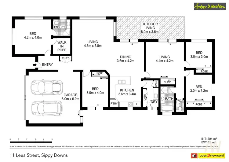 Floorplan of Homely house listing, 11 Leea Street, Sippy Downs QLD 4556