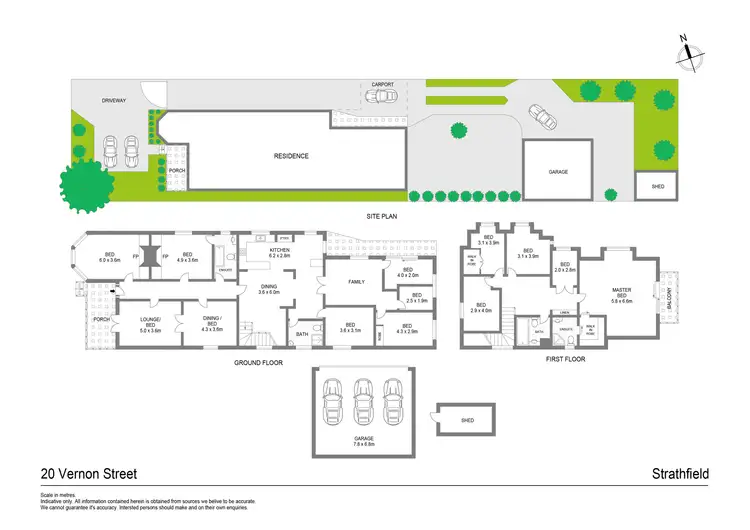 Floorplan of Homely house listing, 20 Vernon Street, Strathfield NSW 2135