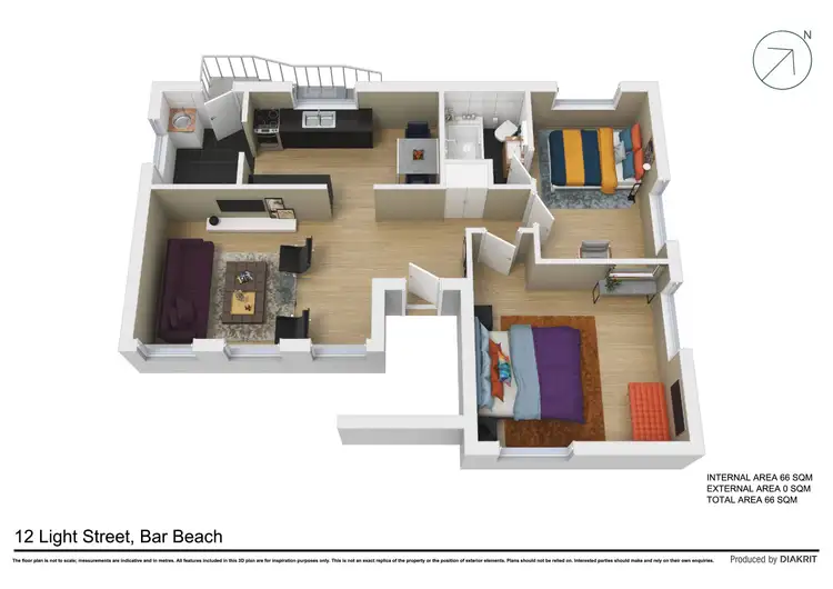 Floorplan of Homely house listing, 12 Light Street, Bar Beach NSW 2300