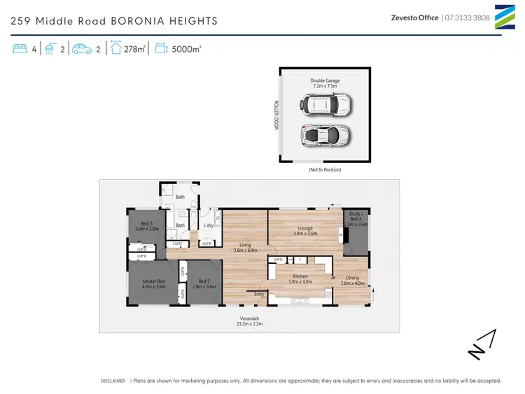 Floorplan of Homely house listing, 259 Middle Road, Boronia Heights QLD 4124