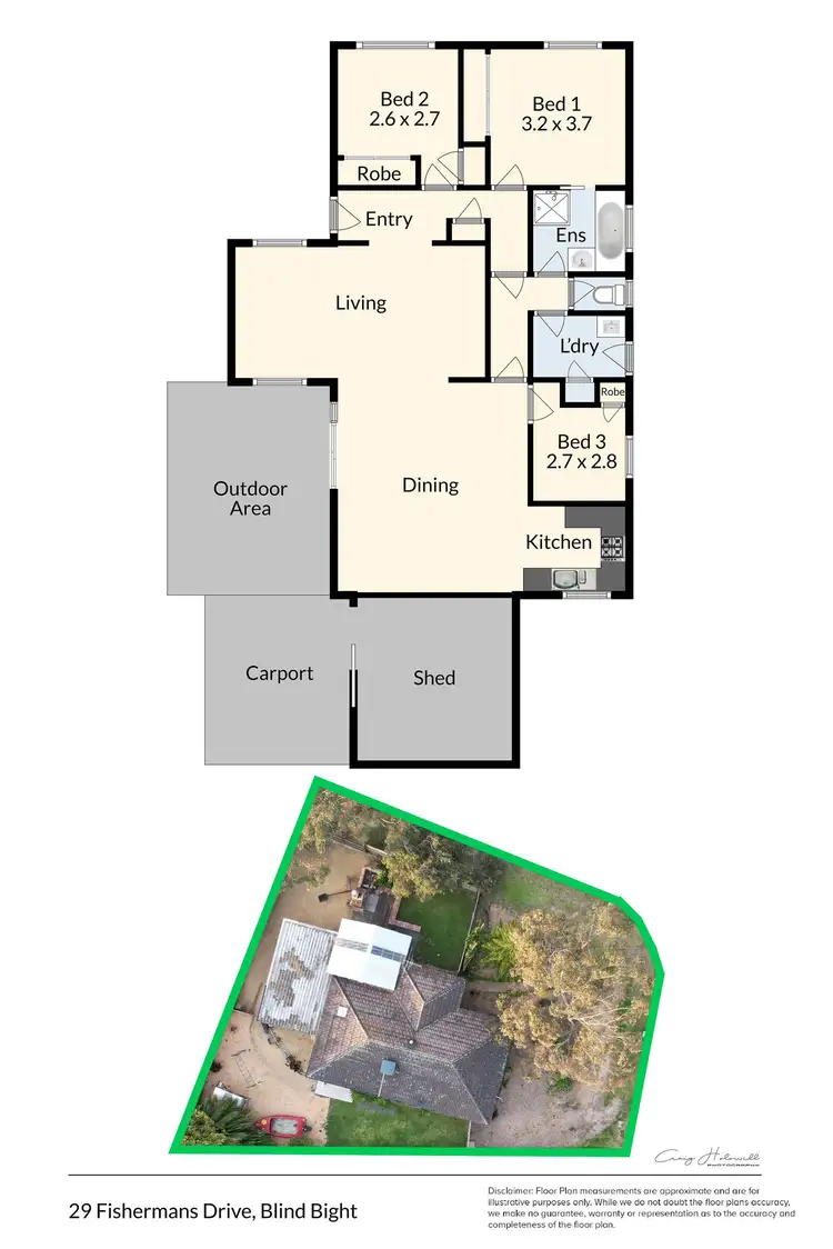 Floorplan of Homely house listing, 29 Fishermans Drive, Blind Bight VIC 3980