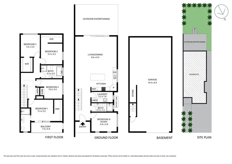 Floorplan of Homely semi-detached listing, 68A Norfolk Road, Greenacre NSW 2190