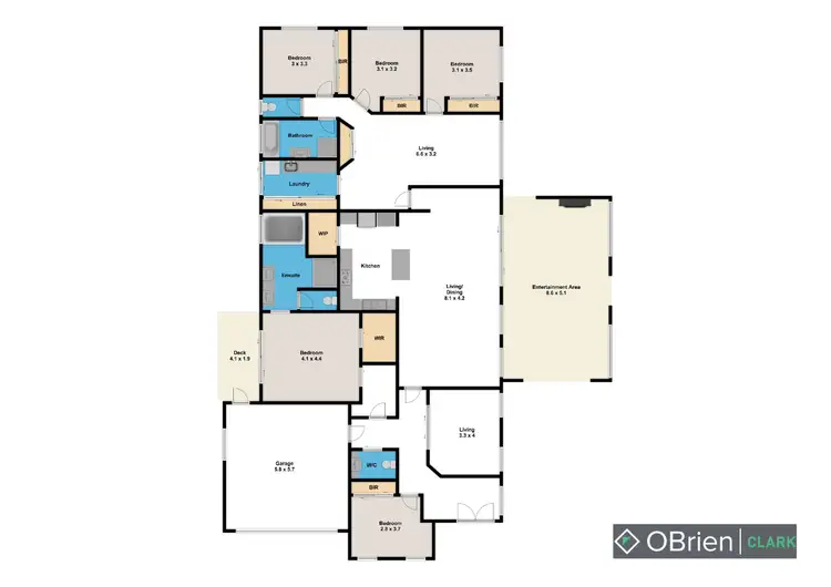 Floorplan of Homely house listing, 3 Atkinson Court, Warragul VIC 3820