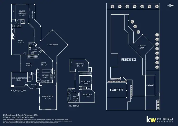 Floorplan of Homely house listing, 25 Sunderland Circuit, Traralgon VIC 3844