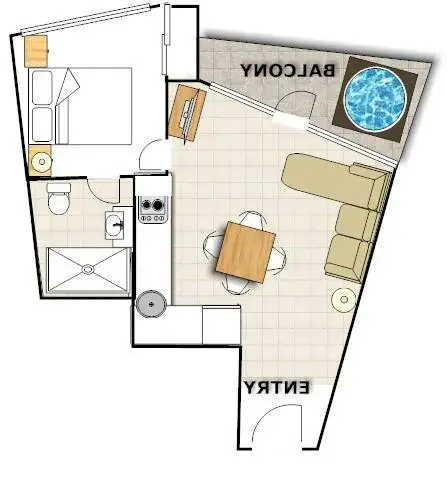 Floorplan of Homely apartment listing, 203/3 Sitzmark Street, Falls Creek VIC 3699