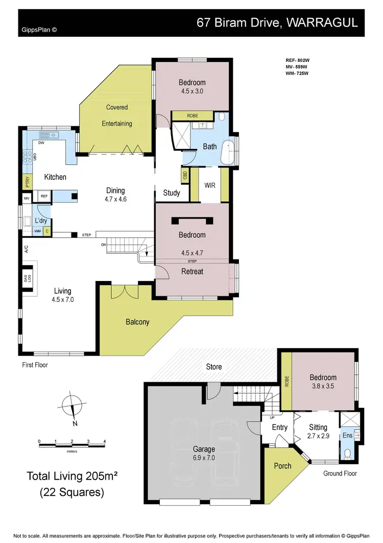Floorplan of Homely house listing, 67 Biram Drive, Warragul VIC 3820