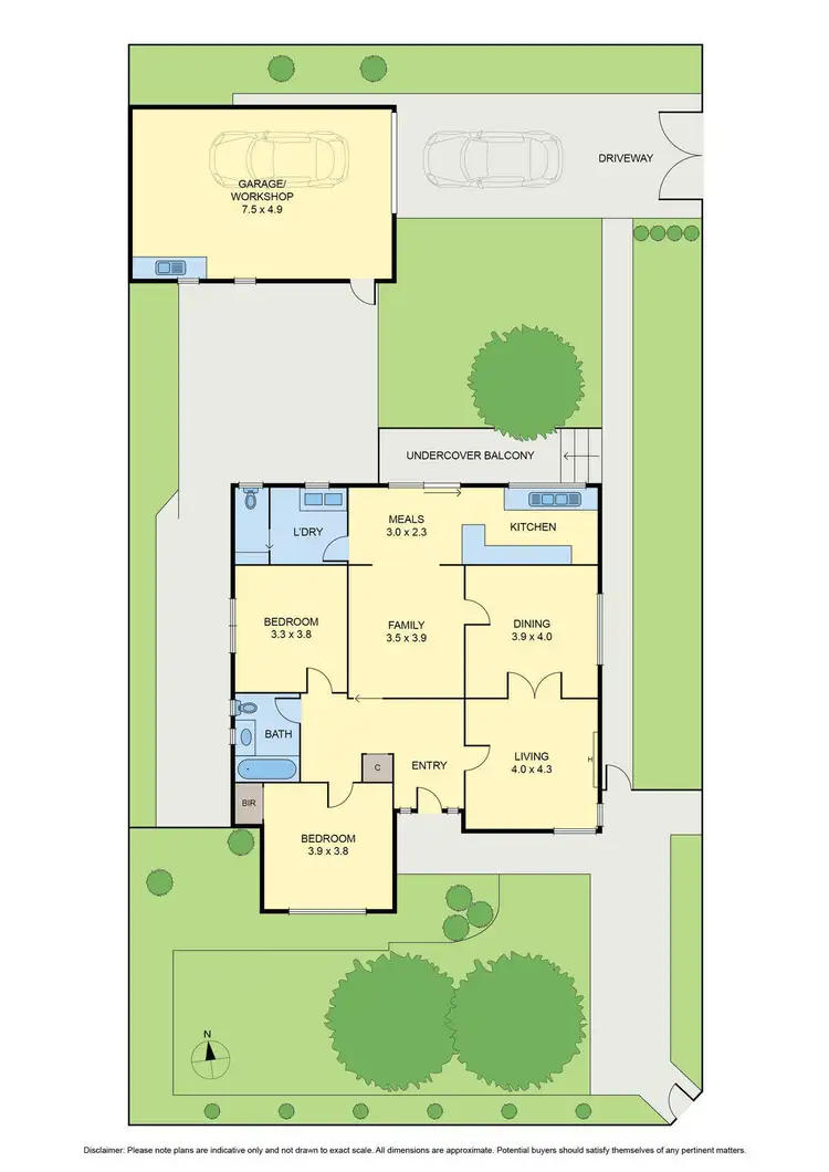 Floorplan of Homely house listing, 396 Gaffney Street, Pascoe Vale VIC 3044