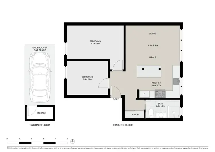Floorplan of Homely apartment listing, 1/45 Robe Street, St Kilda VIC 3182