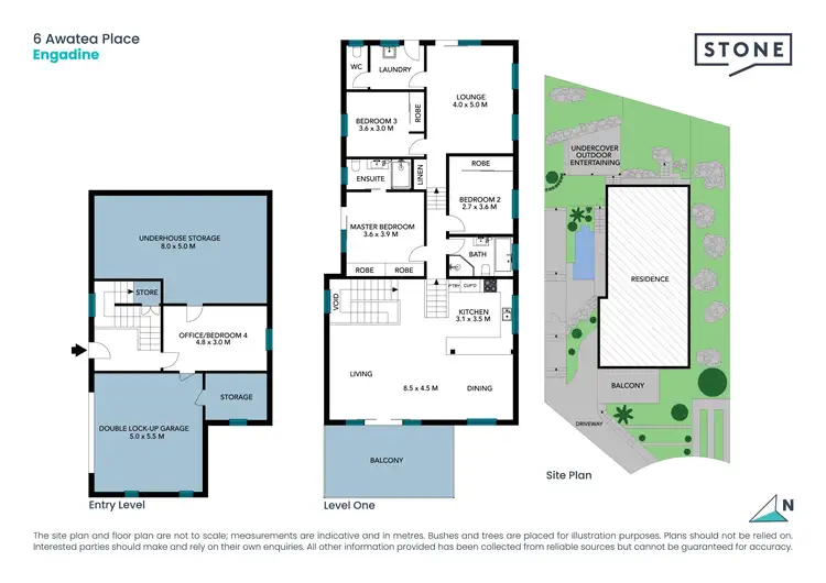 Floorplan of Homely house listing, 6 Awatea Place, Engadine NSW 2233