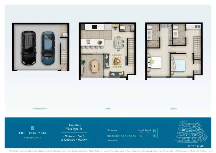 Floorplan of Homely townhouse listing, 34/3400 Panorama Drive, Carrara QLD 4211