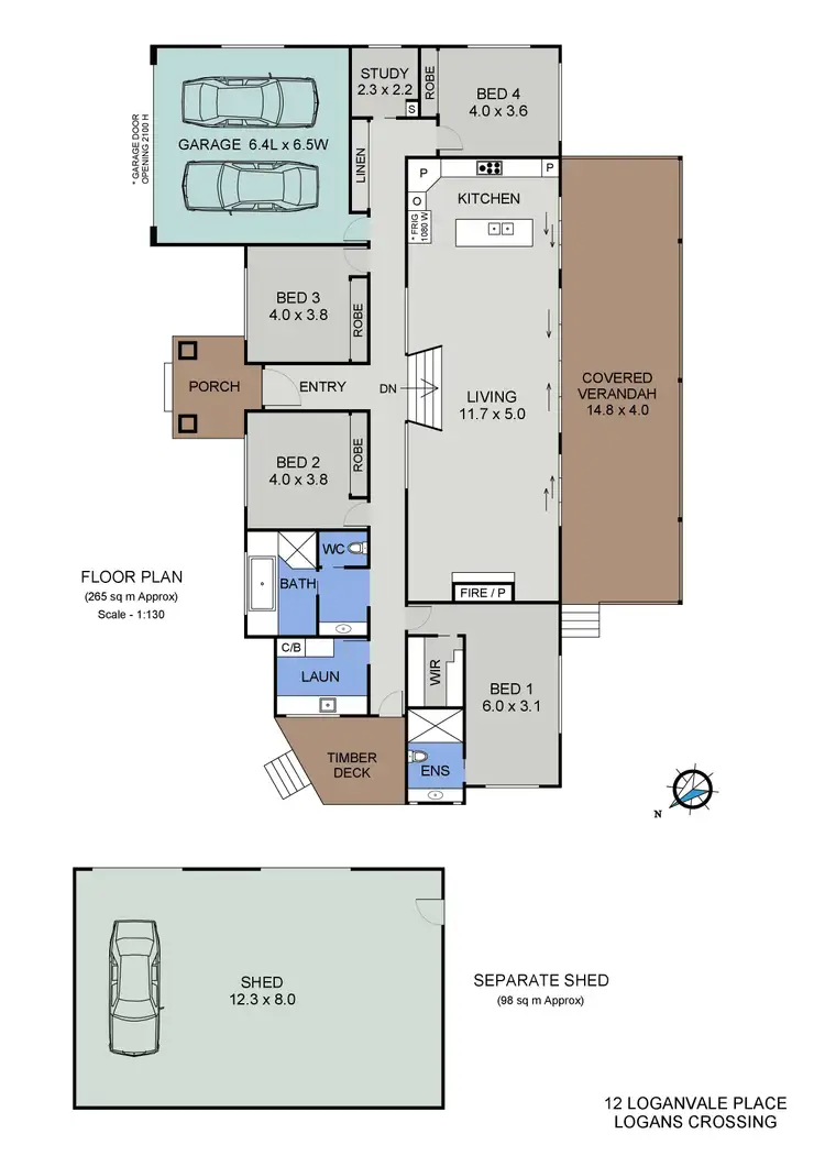 Floorplan of Homely house listing, 12 Loganvale Place, Logans Crossing NSW 2439