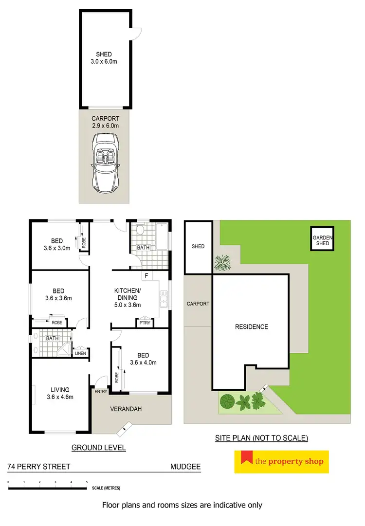 Floorplan of Homely house listing, 74 Perry Street, Mudgee NSW 2850