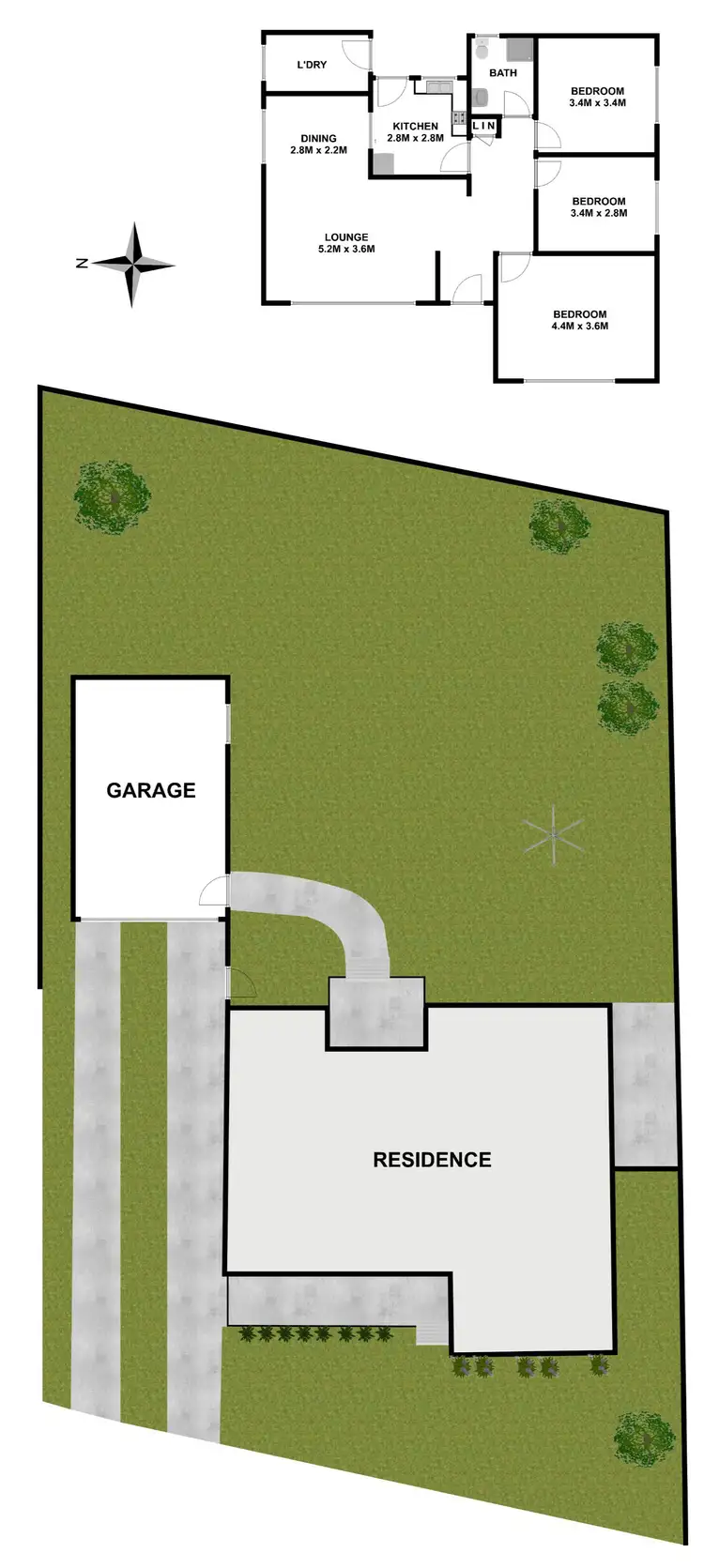 Floorplan of Homely house listing, 4 Fearn Street, Toongabbie NSW 2146