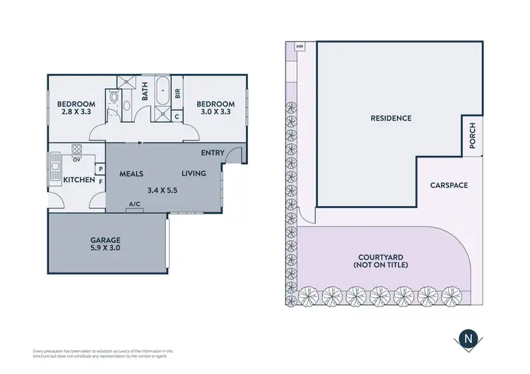 Floorplan of Homely unit listing, 1/17 Gadd Street, Northcote VIC 3070