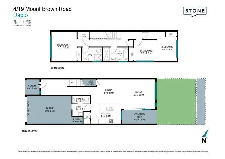 Floorplan of Homely townhouse listing, 4/19 Mount Brown Road, Dapto NSW 2530