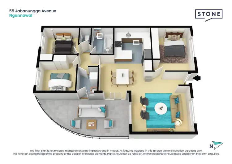 Floorplan of Homely house listing, 55 Jabanungga Avenue, Ngunnawal ACT 2913