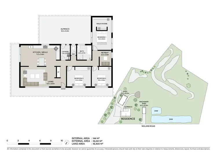 Floorplan of Homely house listing, 34 Nolans Road, Napoleons VIC 3352