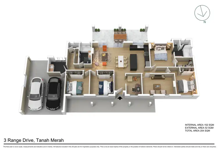 Floorplan of Homely house listing, 3 Range Drive, Tanah Merah QLD 4128