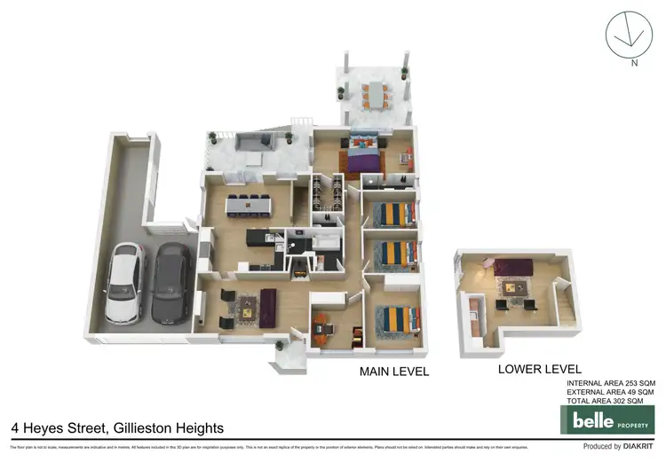 Floorplan of Homely house listing, 4 Heyes Street, Gillieston Heights NSW 2321