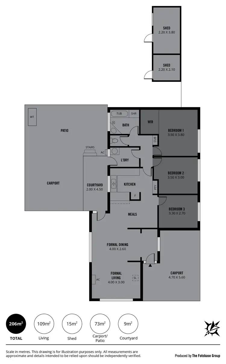 Floorplan of Homely house listing, 6 Longview Crescent, O'halloran Hill SA 5158