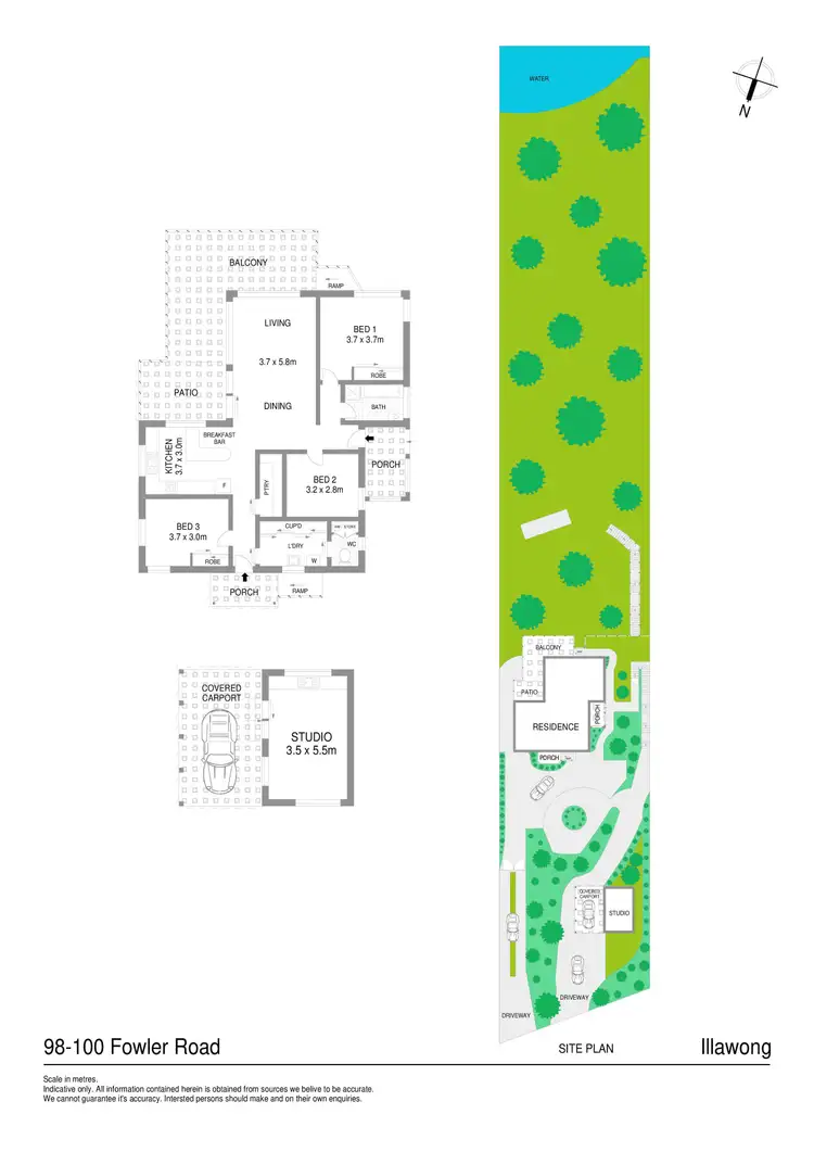 Floorplan of Homely land listing, 98-100 Fowler Road, Illawong NSW 2234