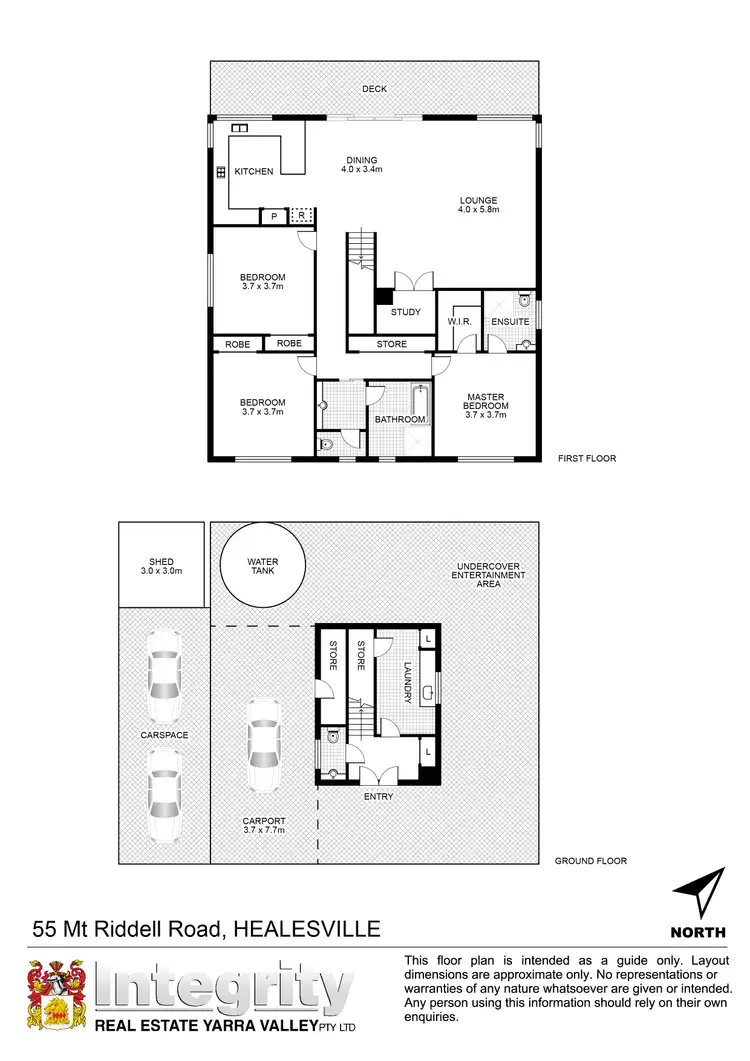 Floorplan of Homely house listing, 55 Mt Riddell Road, Healesville VIC 3777